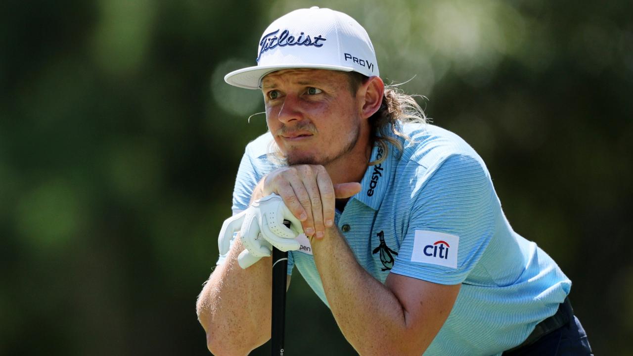 MEMPHIS, TENNESSEE - AUGUST 13: Cameron Smith of Australia waits to play his shot from the seventh tee during the third round of the FedEx St. Jude Championship at TPC Southwind on August 13, 2022 in Memphis, Tennessee. (Photo by Andy Lyons/Getty Images)