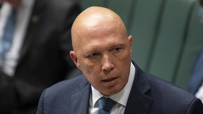 Defence minister Peter Dutton. Picture: NCA NewsWire / Martin Ollman