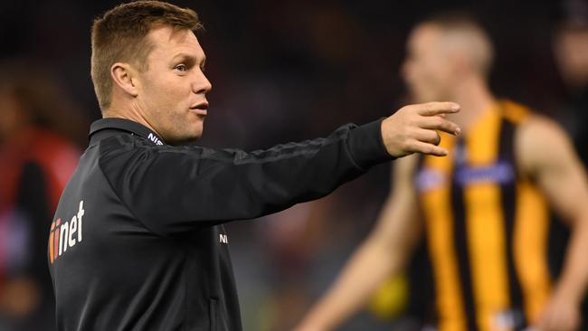 The Hawks have denied Sam Mitchell’s tenure is off to a rocky start, despite the trade week failures. Picture: AAP Images