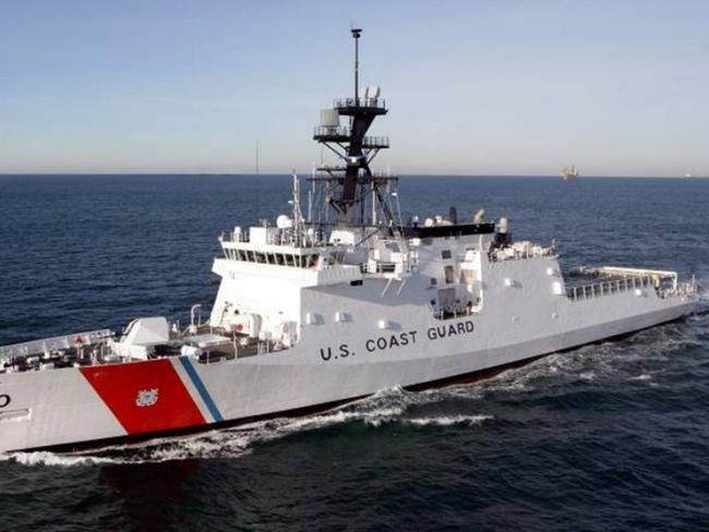 The US Coast Guard has the power to detain people at sea. Picture: US Coast Guard