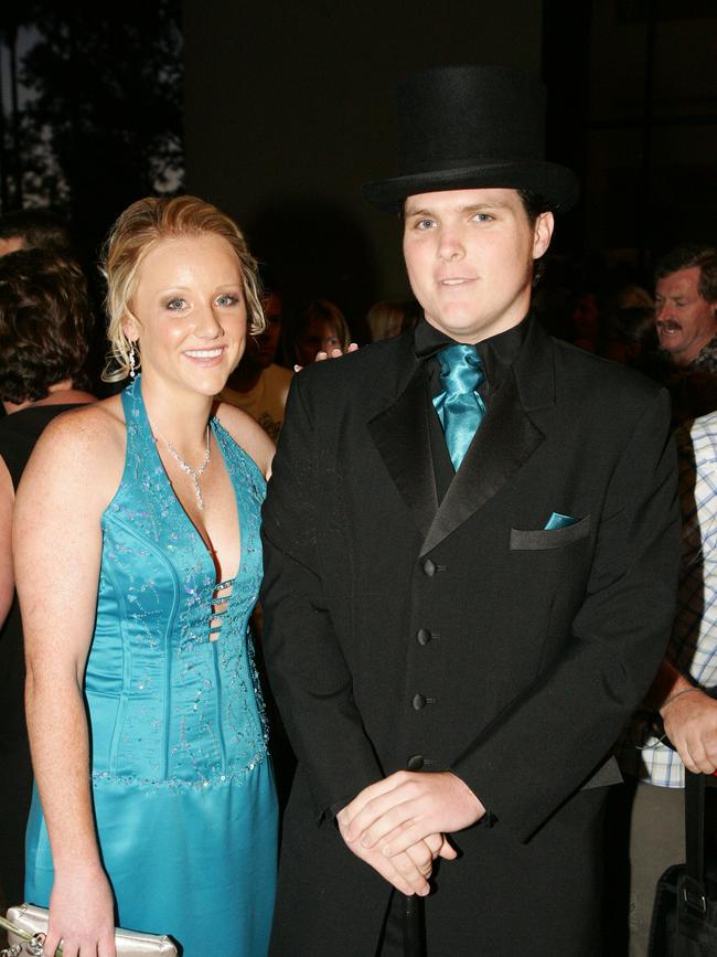Emmanuel College formal at the Gold Coast International hotel. Katherine Duffy and Chris Turner (l to r).