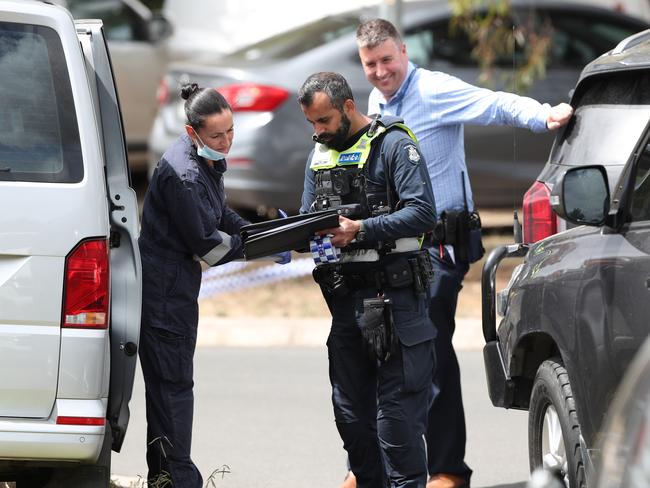 Neighbours in the street say a couple lived at the home for several years but largely kept to themselves. Picture: David Crosling