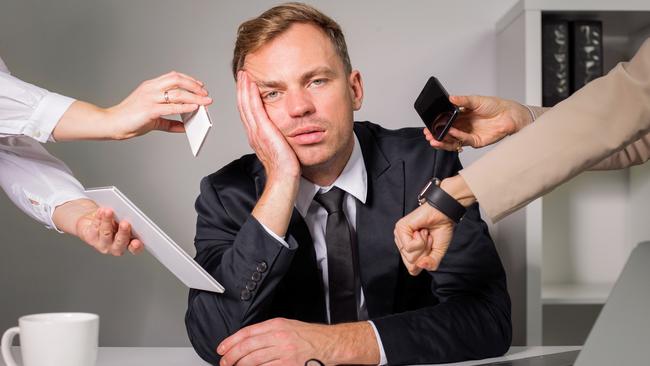 Would you please stop being stressed and do some work? Thank you. (Pic: iStock)