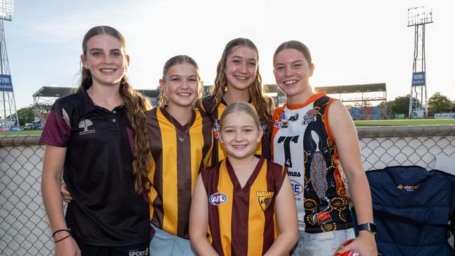 Fans at the Gold Coast Suns v Hawthorn AFL match at TIO Stadium. Picture: Pema Tamang Pakhrin