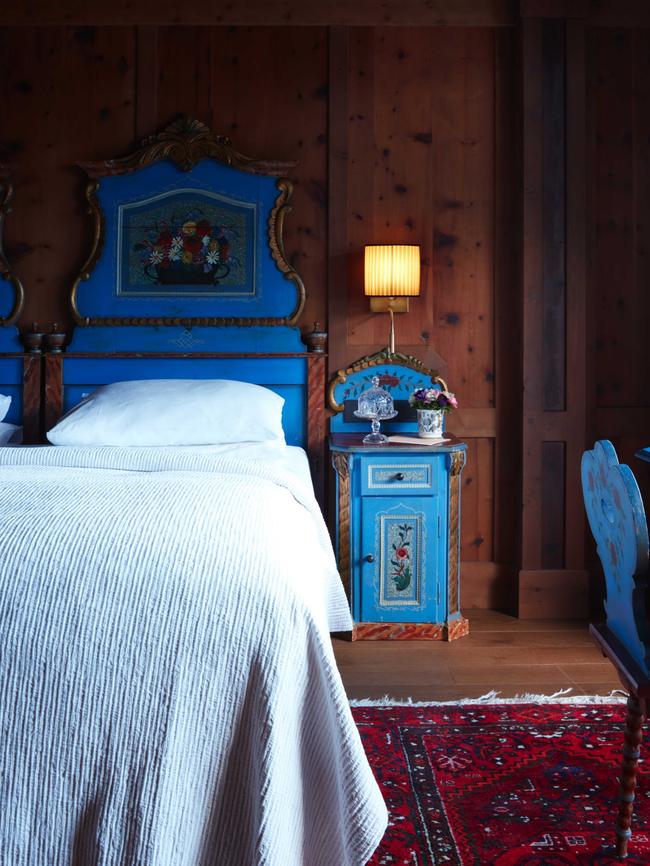 A Romantic Room at La Perla in Corvara.