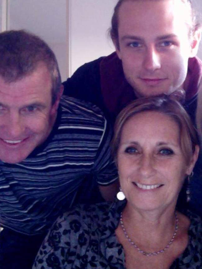 A family selfie of Phil, Meredith and Cy Walsh.