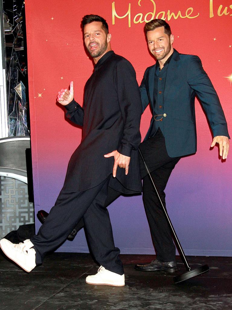 Ricky Martin unveils his Wax Figure at Madame Tussauds, Las Vegas, America. Picture: Splash