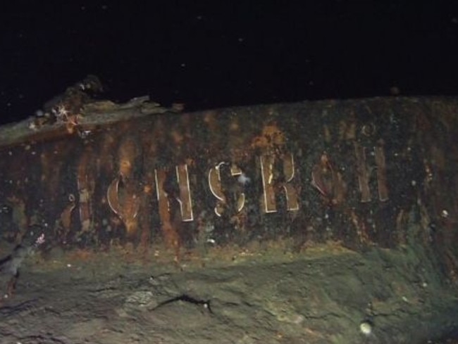 The stern of the Dmitry Donskoi. The ship has seen better days. Picture: PRNewsfoto/Shinil Group