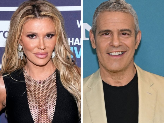 Brandi Glanville and Andy Cohen. Picture: