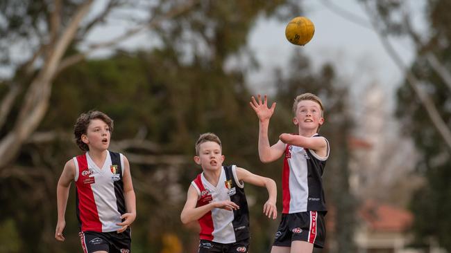 Hamish plays for West Coburg Football Club. Picture: Jason Edwards