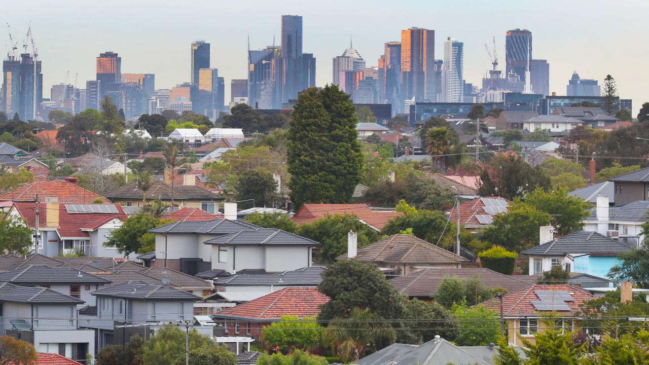 A lengthy Covid-19 lockdown hasn’t stopped almost $500bn being added to Victoria’s housing market in the past year. Picture: David Crosling.