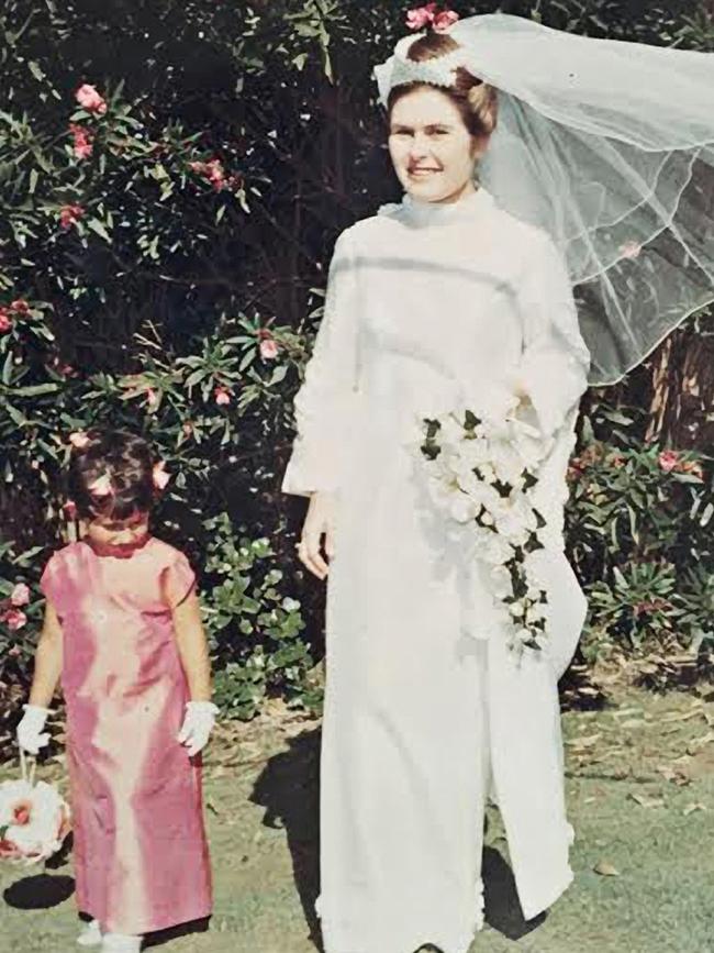 Denise Govendir on her wedding day in 1969.