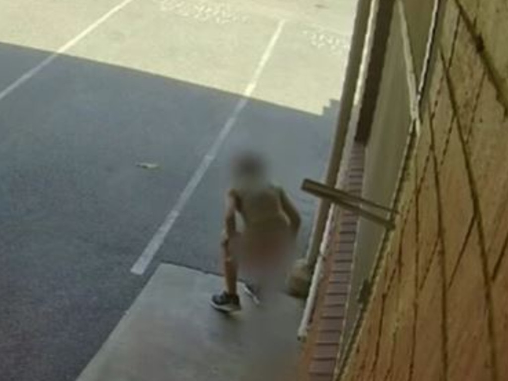 On one occasion, the anonymous woman nearly got caught by a passing car. Picture: Nine