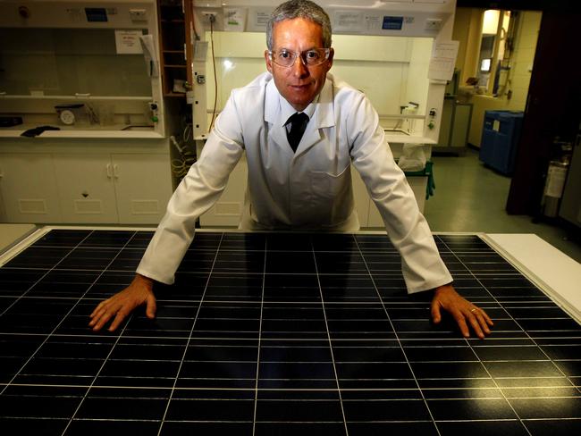 Professor Andrew Blackers, the Director of the Centre for Sustainable Energy Systems, at the Australian National Museum.