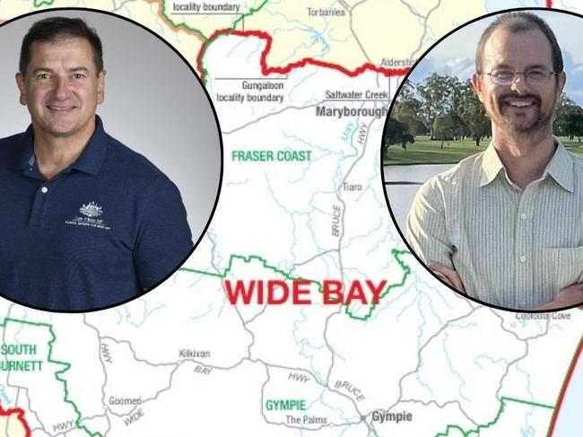 Wide Bay Independent candidate Casey Iddon (right) has accused LNP incumbent Llew OâBrien of dodging a debate with him and following a âsafe seat playbookâ in the campaign. Mr OâBrien has denied this, and said he would not dance to Mr Iddonâs tune. He also alluded to a smear campaign targeting family and staff.