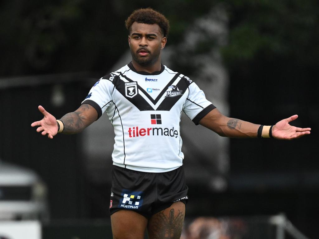 Maroons legend Cooper Cronk believes the Broncos should have kept Ezra Mam in reserve grade for longer. Picture: Lyndon Mechielsen