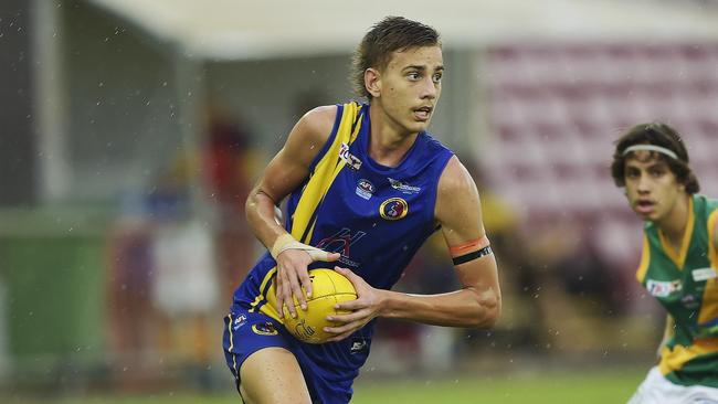 Wanderers’ Joel Jeffrey was among the seven Territorians selected for the draft combine. Picture: KERI MEGELUS