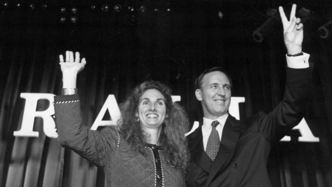 Paul and Annita Keating in 1993.