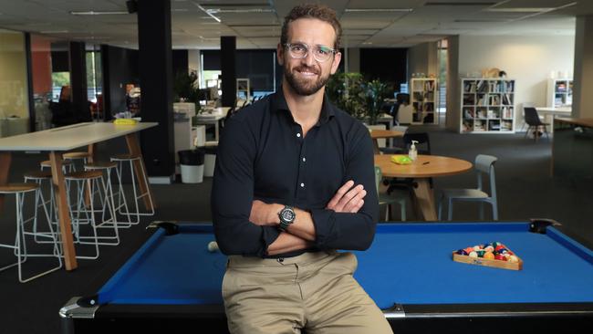 Jack Watts and his brother Fergus now oversee a business with annual revenue well above $50m and growing 30 per cent per year. Picture: John Feder