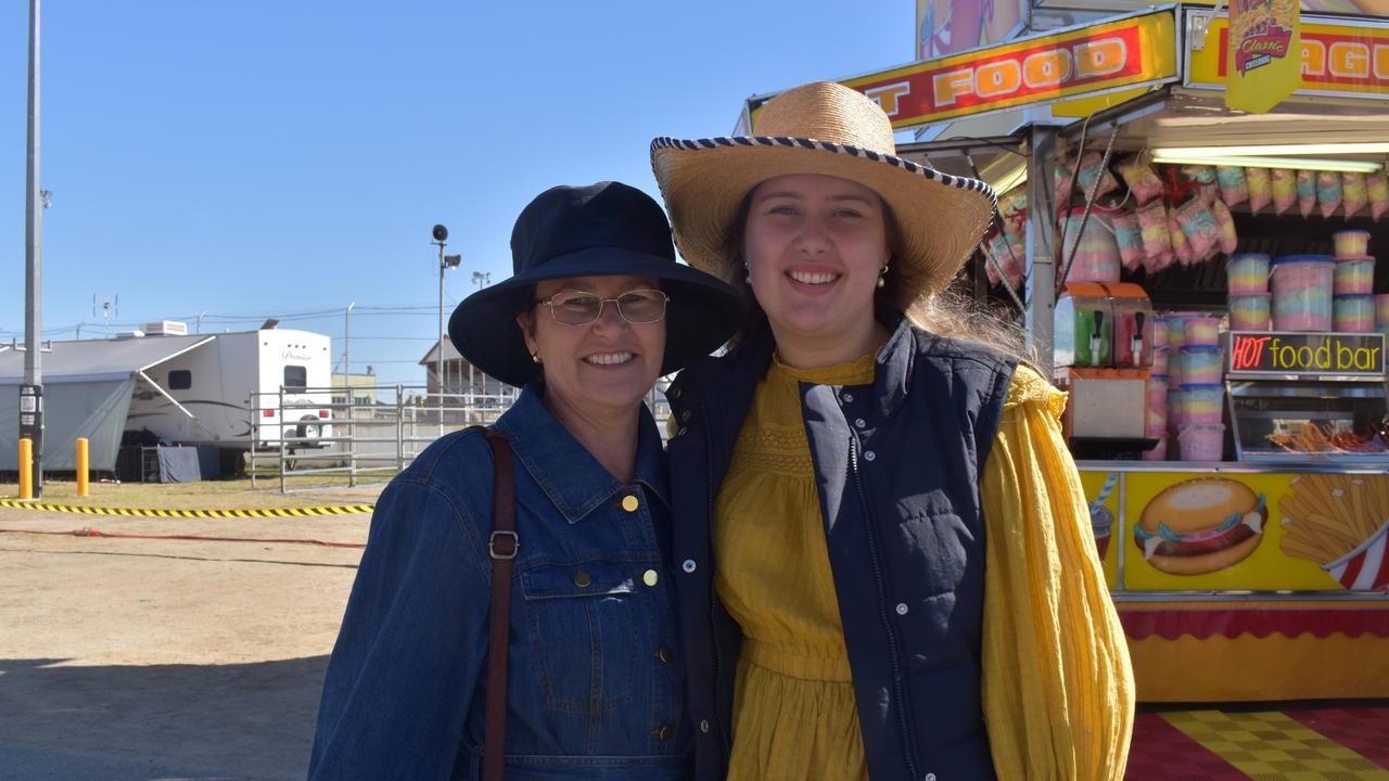 Maxine and Sarah Cragg at the 2024 Rockhampton Agricultural Show.