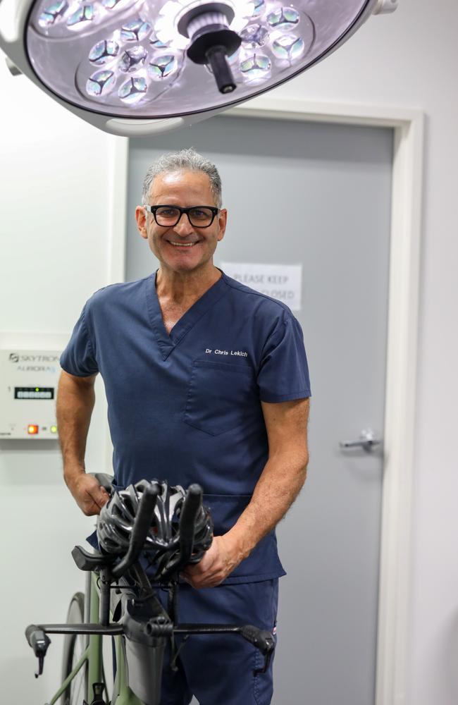 Dr Chris Lekich is hoping to raise awareness of lipoedema through the Ride to Walk With Freedom event in the US next month. Image: Supplied.