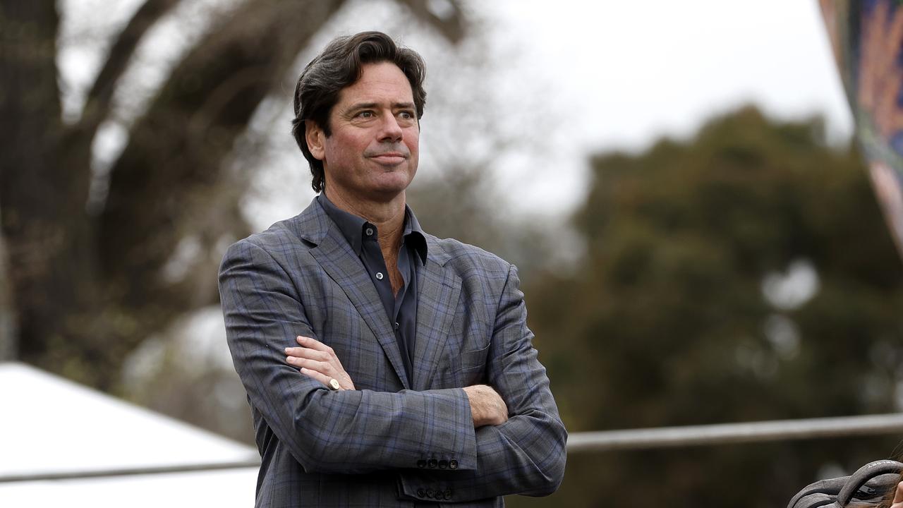 The revelation by ‘Amy’ challenges AFL CEO Gillon McLachlan’s earlier statement. Picture: Phil Hillyard