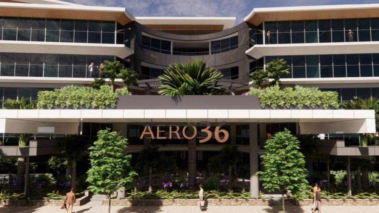 Aero 36 lodged a development application for a five-storey office tower at Aerodrome Rd, Maroochydore, with the Sunshine Coast Council.