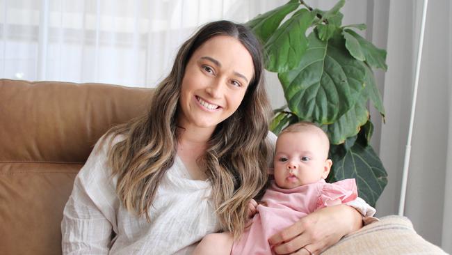 Renae Birkin with daughter Quinn Ivy. Picture: Supplied