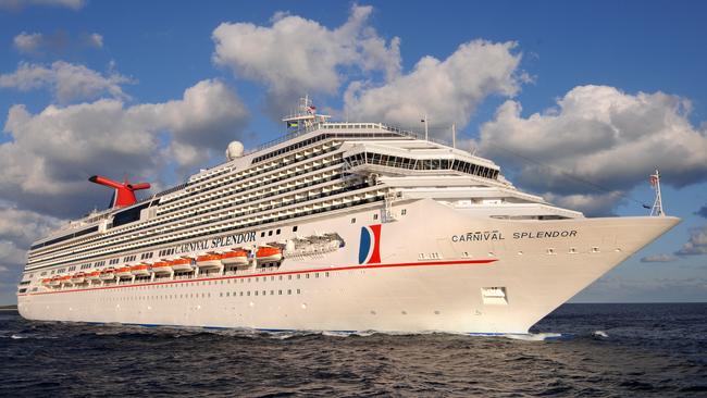 The Carnival Splendor will be Australia’s largest home ported ship. Picture: Andy Newman