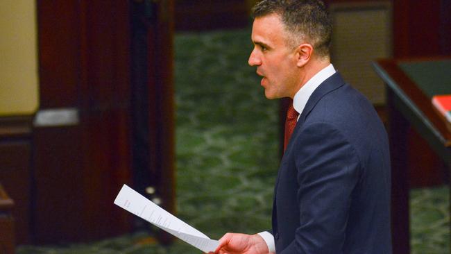 Leader of the Opposition Peter Malinauskas during parliament question time. Picture: NCA NewsWire/Brenton Edwards