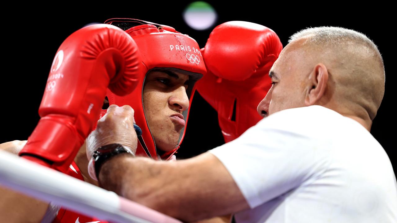 Imane Khelif. (Photo by Richard Pelham/Getty Images)