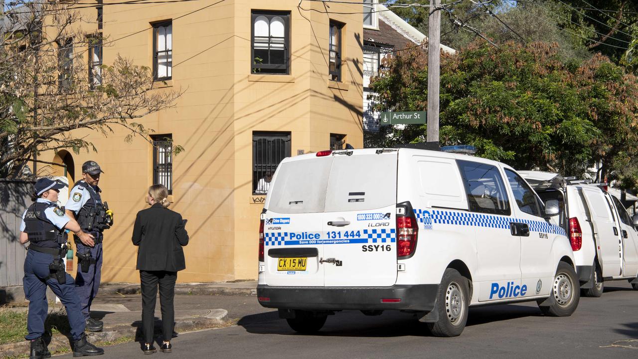 Police allegedly found scissors at the scene of the stabbings. Picture: NewsWire / Monique Harmer