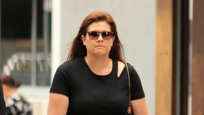 Lobbyist Simone Holzapfel at the Crime and Corruption Commission (CCC) hearing in Brisbane, Tuesday, April 18, 2017. Ms Holzapfel will today be questioned as part of investigation into conduct of candidates involved in the 2016 local government elections for the Gold Coast City Council, Moreton Bay Regional Council and Ipswich City Council. Picture: AAP Image/Dan Peled