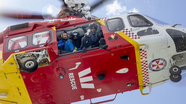 The North Coast NSW-based Westpac Rescue Helicopter.