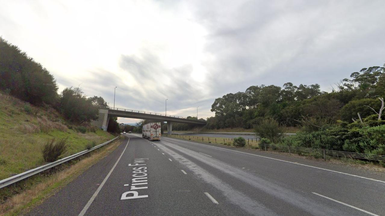 Police are investigating whether he fell from an overpass. Picture: Google Maps
