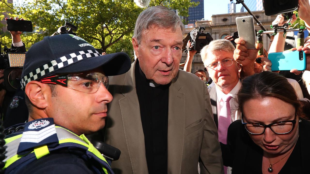 George Pell, once the third most powerful man in the Vatican and Australia's most senior Catholic, was found guilty on five counts of child sexual assault. Picture: Getty
