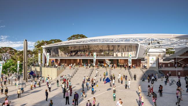 New concept images of the second stage of the Memorial Drive redevelopment. Picture: SA Government