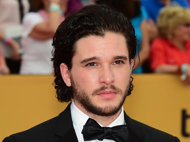 Returning role ... The 28-year-old British actor Kit Harington, who plays Jon Snow. Picture: Frederic Brown/AFP