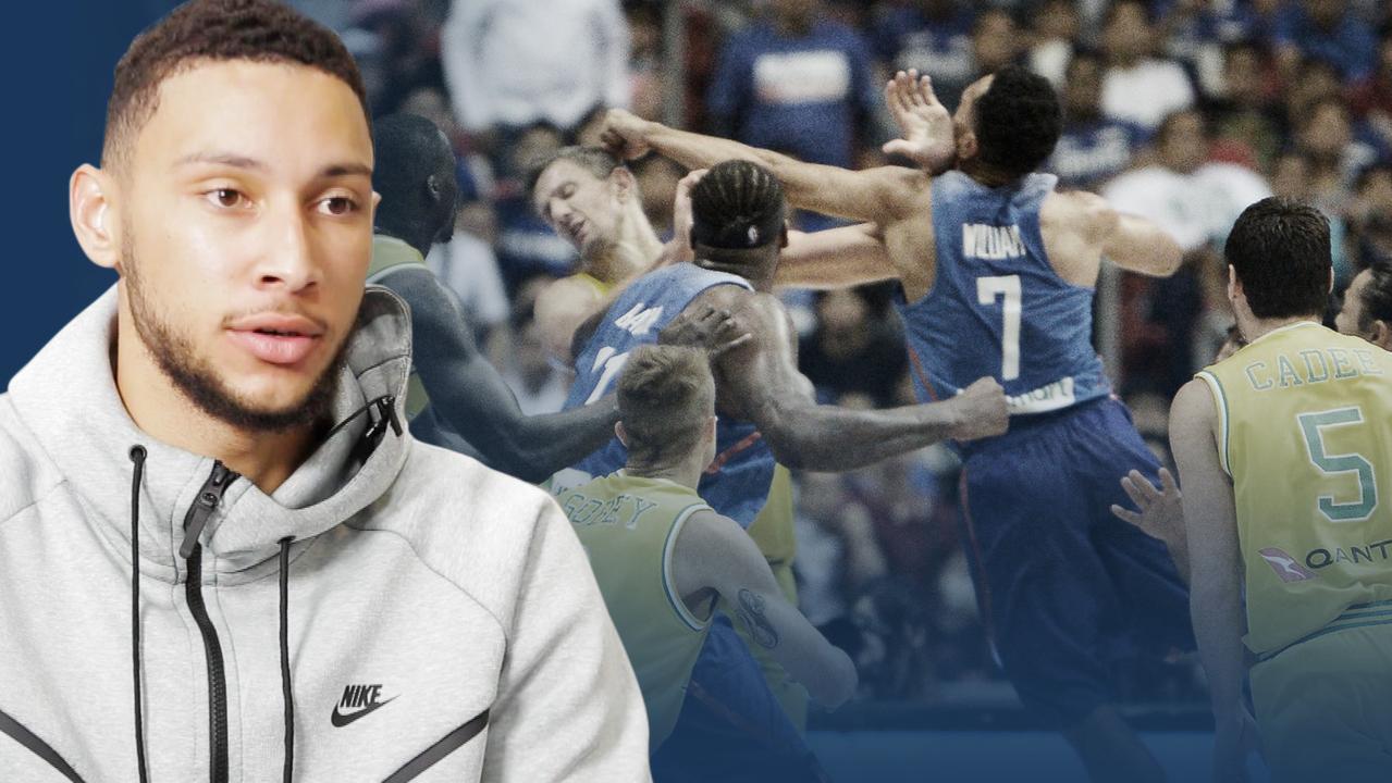 Basketball brawl: Ben Simmons would have 'backed teammates' in Boomers fight
