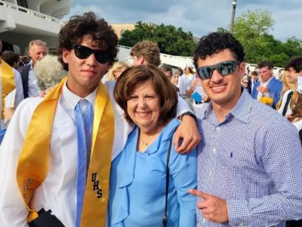 Robbins (left) disappeared just three days after his high school graduation. Picture: Cameron Robbins/Instagram