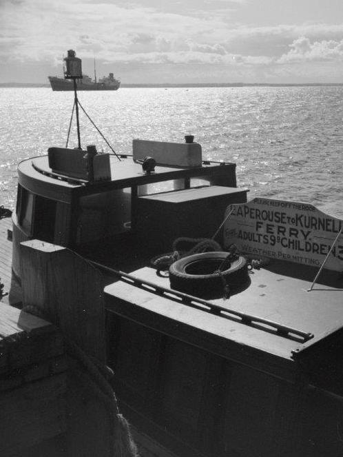 The La Perouse to Kurnell ferry operated between 1898 and 1974 until a storm destroyed the wharves