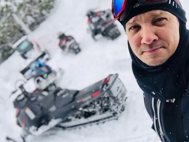 Jeremy Renner on his Lake Tahoe property. Picture: Instagram / @jeremyrenner