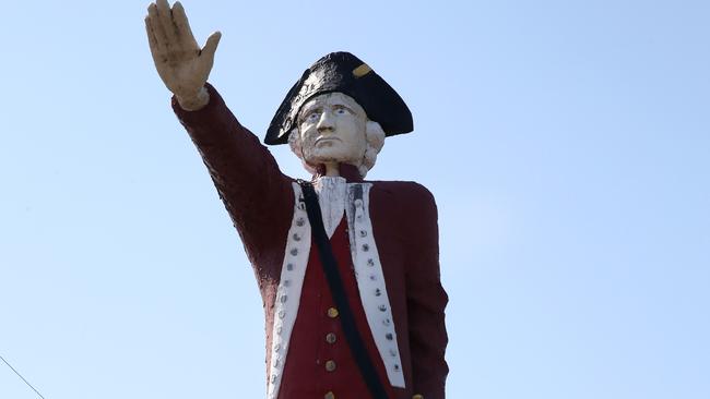 The famous Captain Cook statue on Sheridan St will be moved to Mount Molloy. PICTURE: ANNA ROGERS