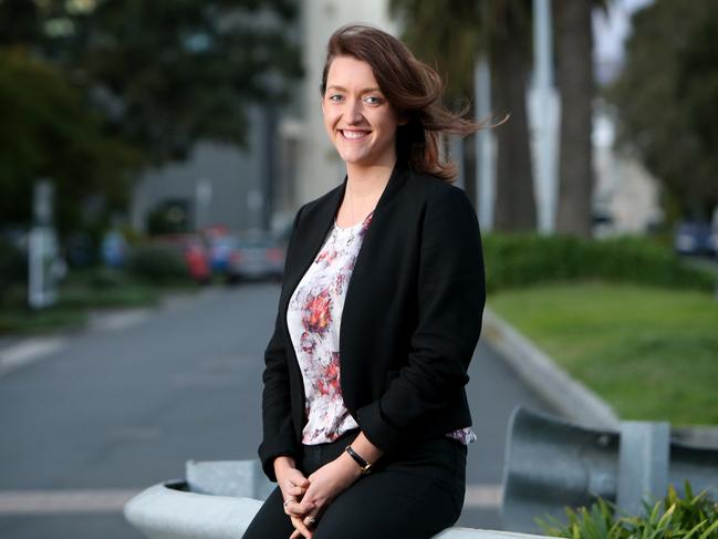 Greens candidate Steph Hodgins-May. Picture: Stuart McEvoy for The Australian