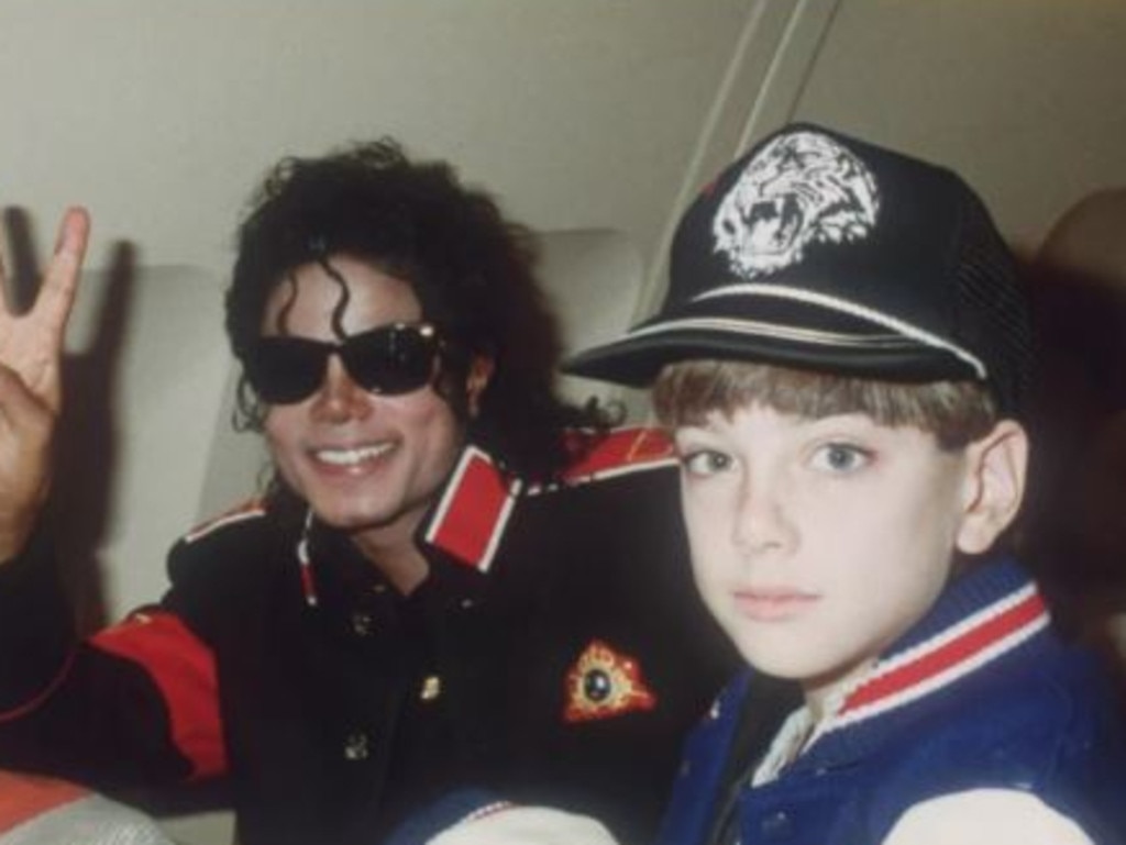 Michael Jackson and James Safechuck 