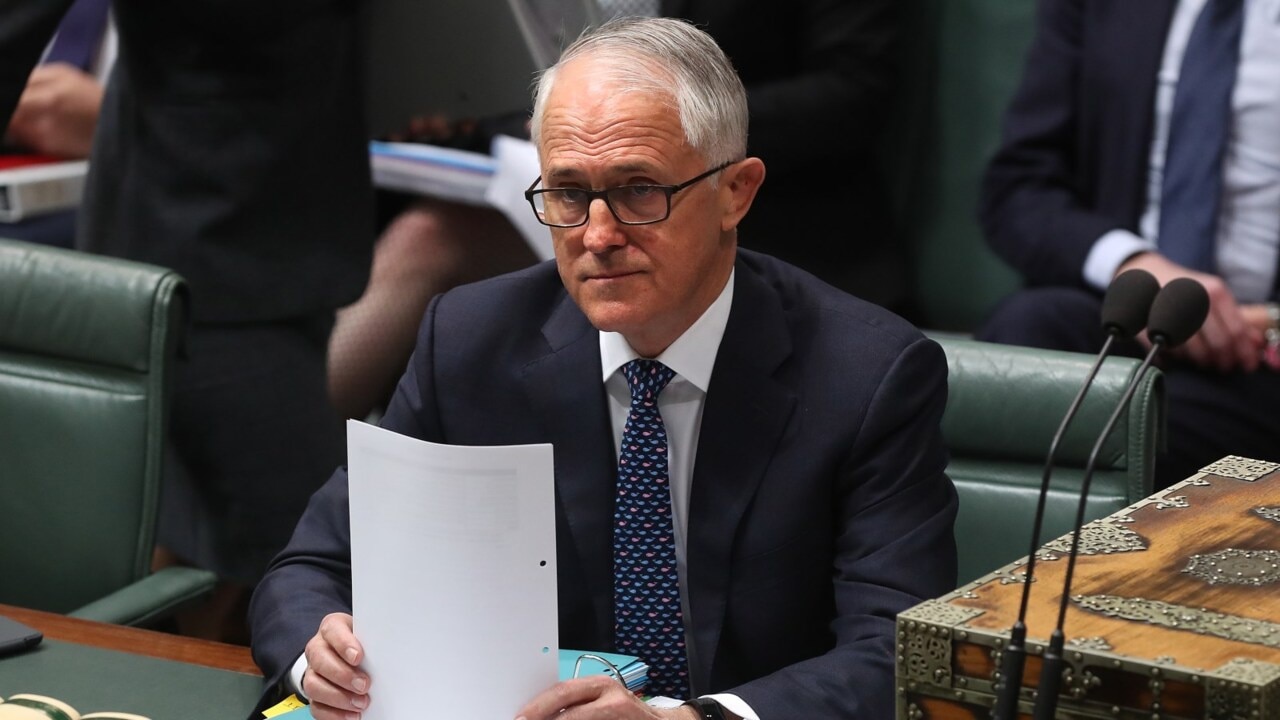 Malcolm Turnbull cuts emissions target from his signature energy policy 