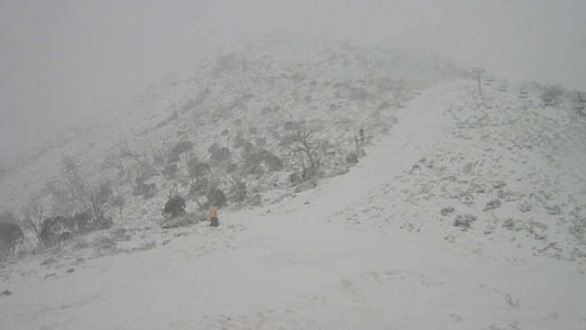 And the late Monday afternoon image. Get excited. Pic: ski.com.au.