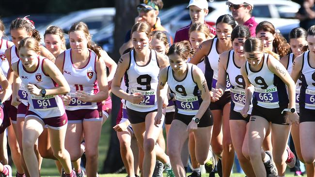 The QGSSSA cross country championship. 2022. Picture, John Gass