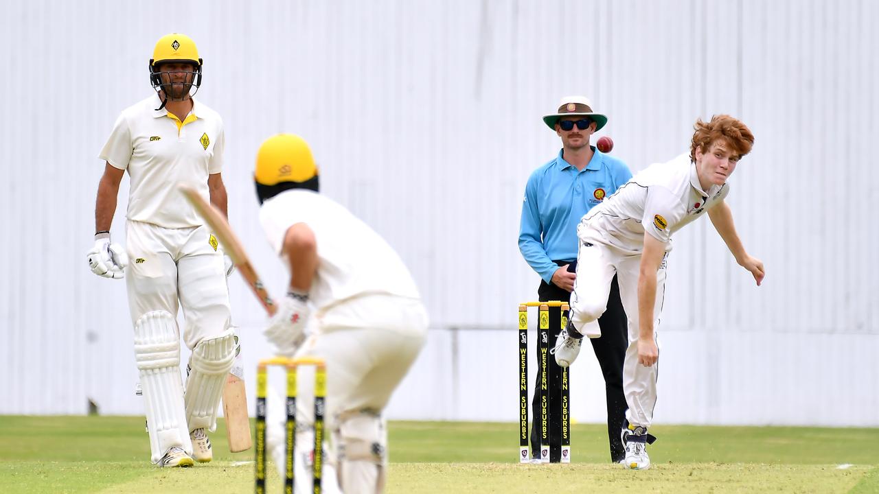 Valley bowler Callum Vidler.