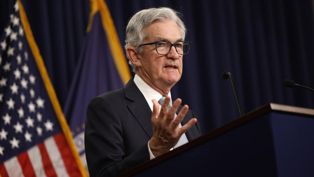 US Federal Reserve Bank Board chair Jerome Powell. Picture: AFP